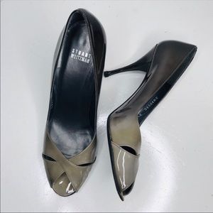 Stuart Weitzman 9.5 open toe heel